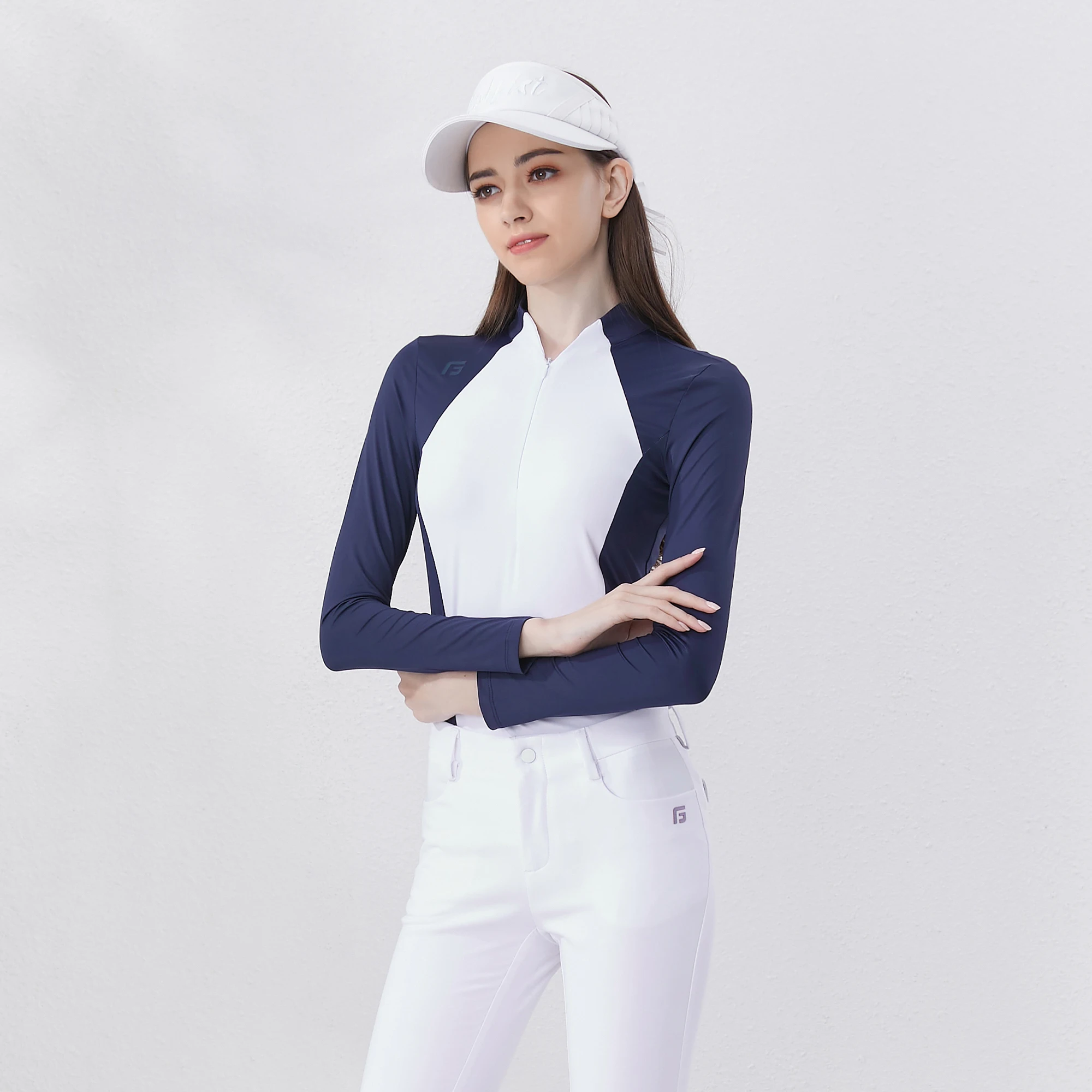 Golf Women Summer Long Sleeve Polo T-shirts UV Protection Female Fashion Clothing Quick-dry Tops Gym Yoga Sports Shirts