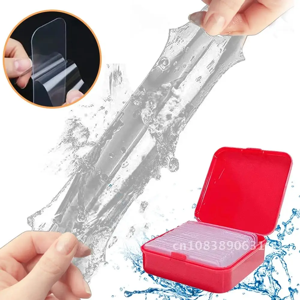 

Adhesive Double Sided Tape Waterproof Transparent PVC Tape Wall Stickers Reusable Magic Double Face Tape Bathroom Home Supply