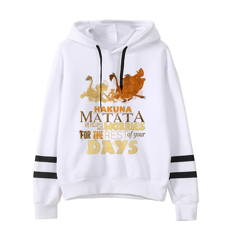 thumbnail image 1 of Sudadera con capucha de Disney El Rey León para mujer, ropa de moda, sudaderas con capucha de Hakuna Matata, Kawaii, 1 of 3
