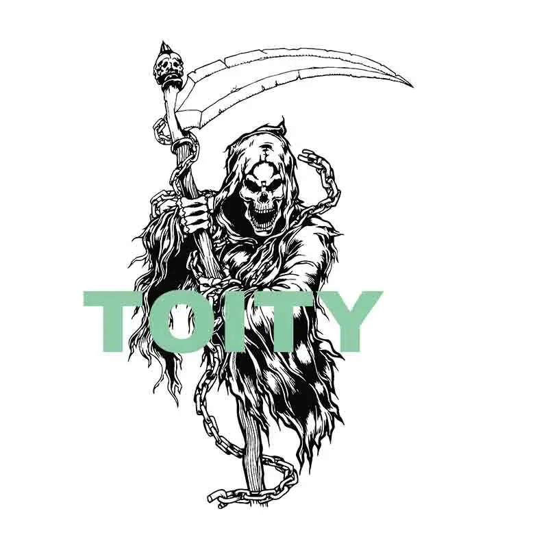 Vinyl Wall Decal Grim Reaper Horror Art Stickers Mural Unique Gift (44 —  Wallstickers4you