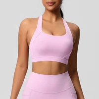 Women Fitness Yoga Bras Sexy Sling Beauty Back Fitness Push Up Sports Women Underwear Running Crop Top Yoga Clothes - Image 6