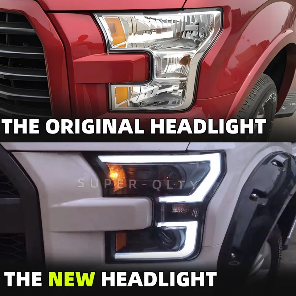 USヘッドライト Alpharex ProjectorヘッドライトNova LEDの板スタイルW / SEQ信号マットブラック AlphaRex Projector Headlights NOVA LED Plank Styl USヘッドライト アルファREX USA 880725 LEDプロジェクターヘッド