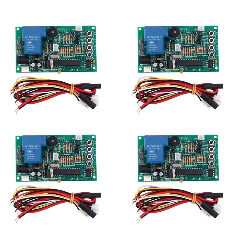

4X Jy-15A Timer Board Timer Controller Power Supply For Coin Opearted Water Pump Washing Machines Massage Chairs