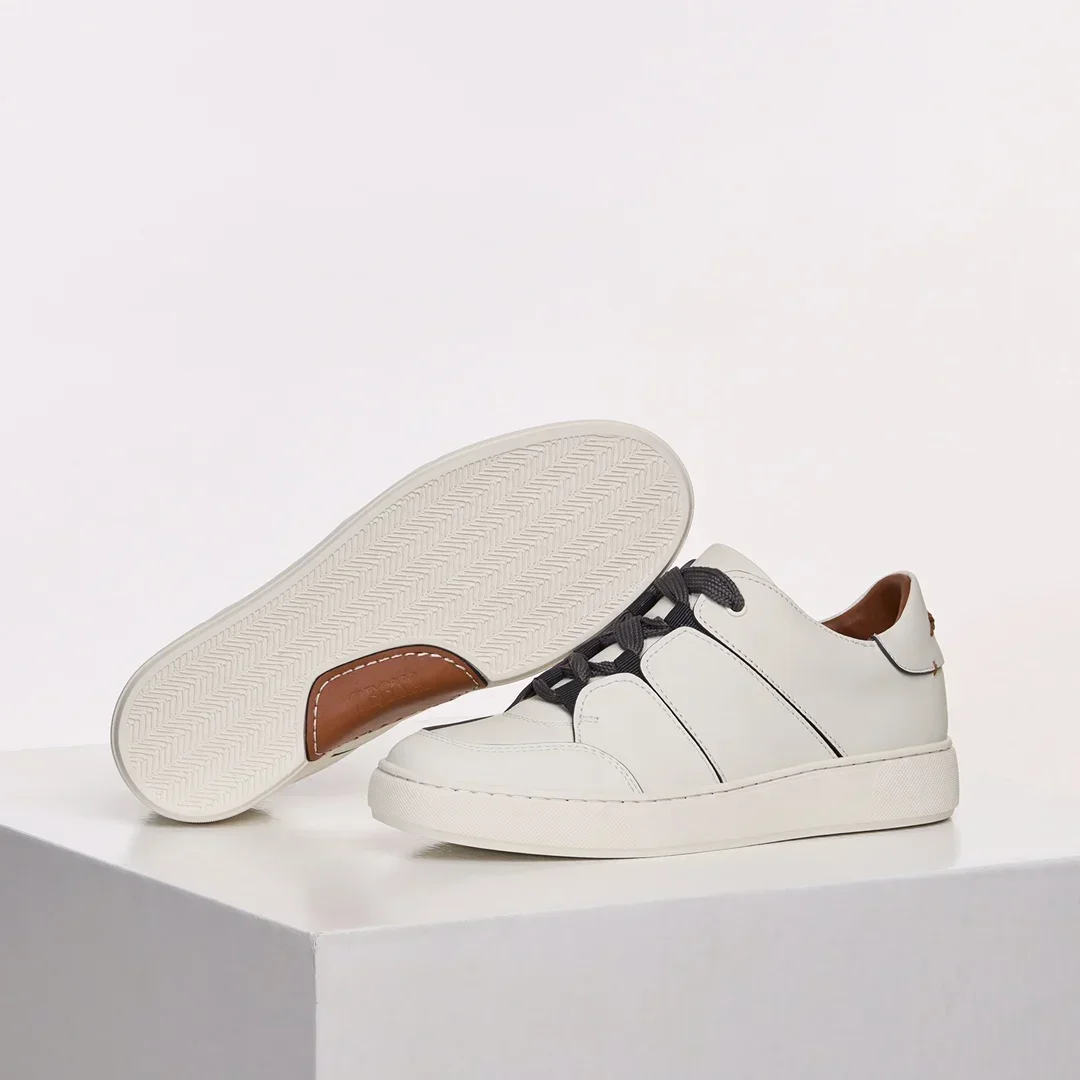 Brand designer smooth leather TIZIANO low-top sports high-quality breathable sports shoes for men designer shoes men