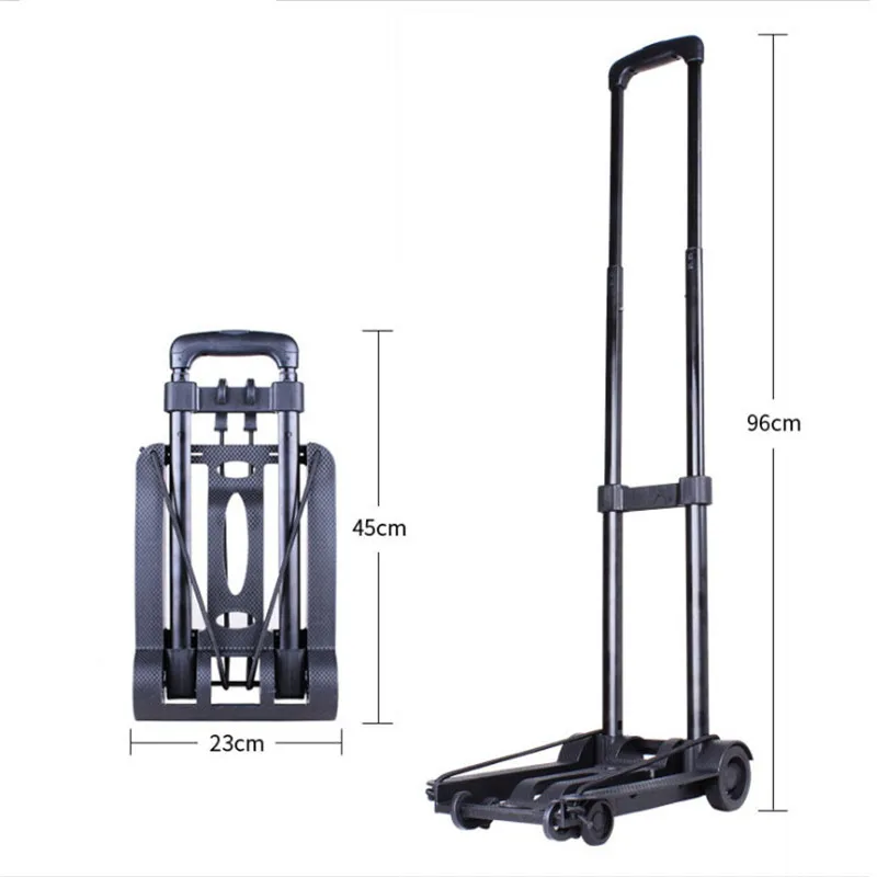 Shopping Hand Pulling Car Luggage Carts Portable Family Mini Folding