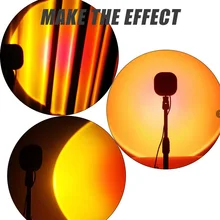 

Sunset Lamp Rainbow Interior lamp Mood Light Living Room Night Light Wall Decoration Atmosphere Photography Background galaxy