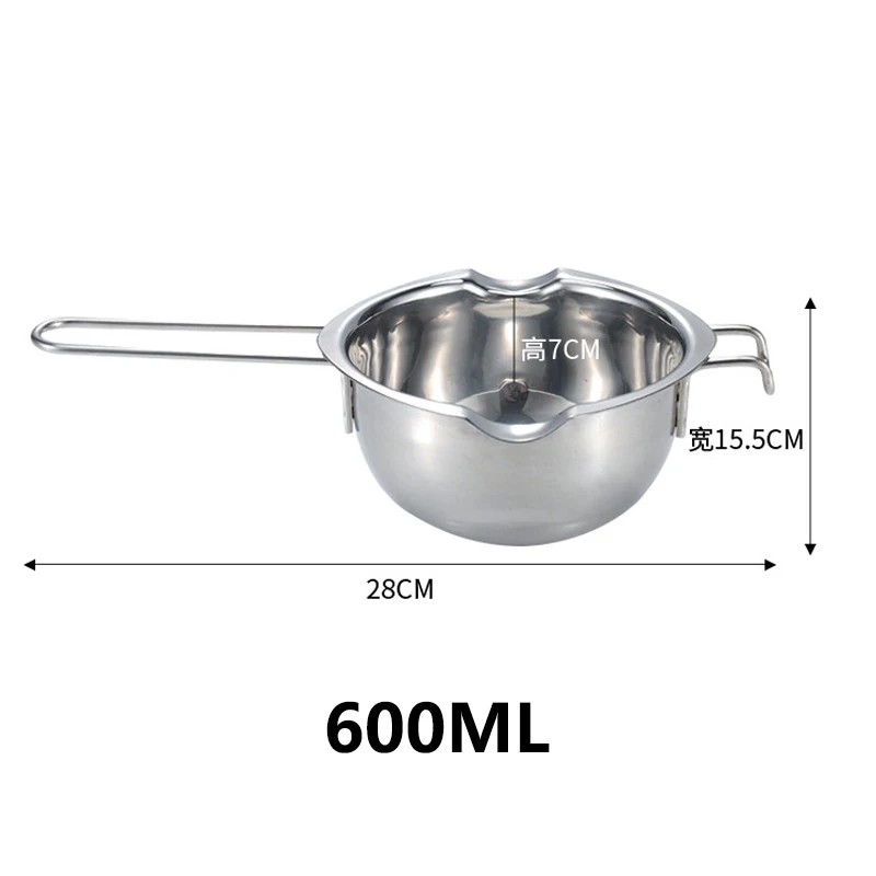 Premium Stainless Steel Wax Melting Pot with Long Handle for DIY Crafts and Soap Making