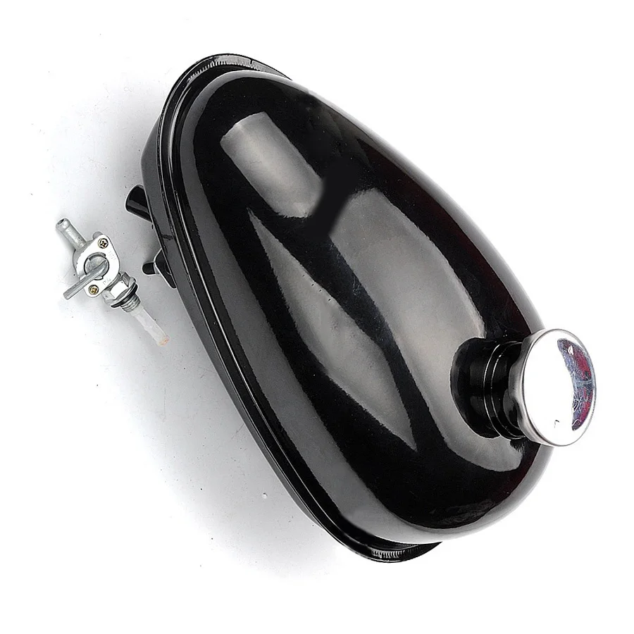 

Accessory Motorcycle gas tank For Motorized Bicycle Bike Metal Petrol Replacement With Cap 3L Switch Practical