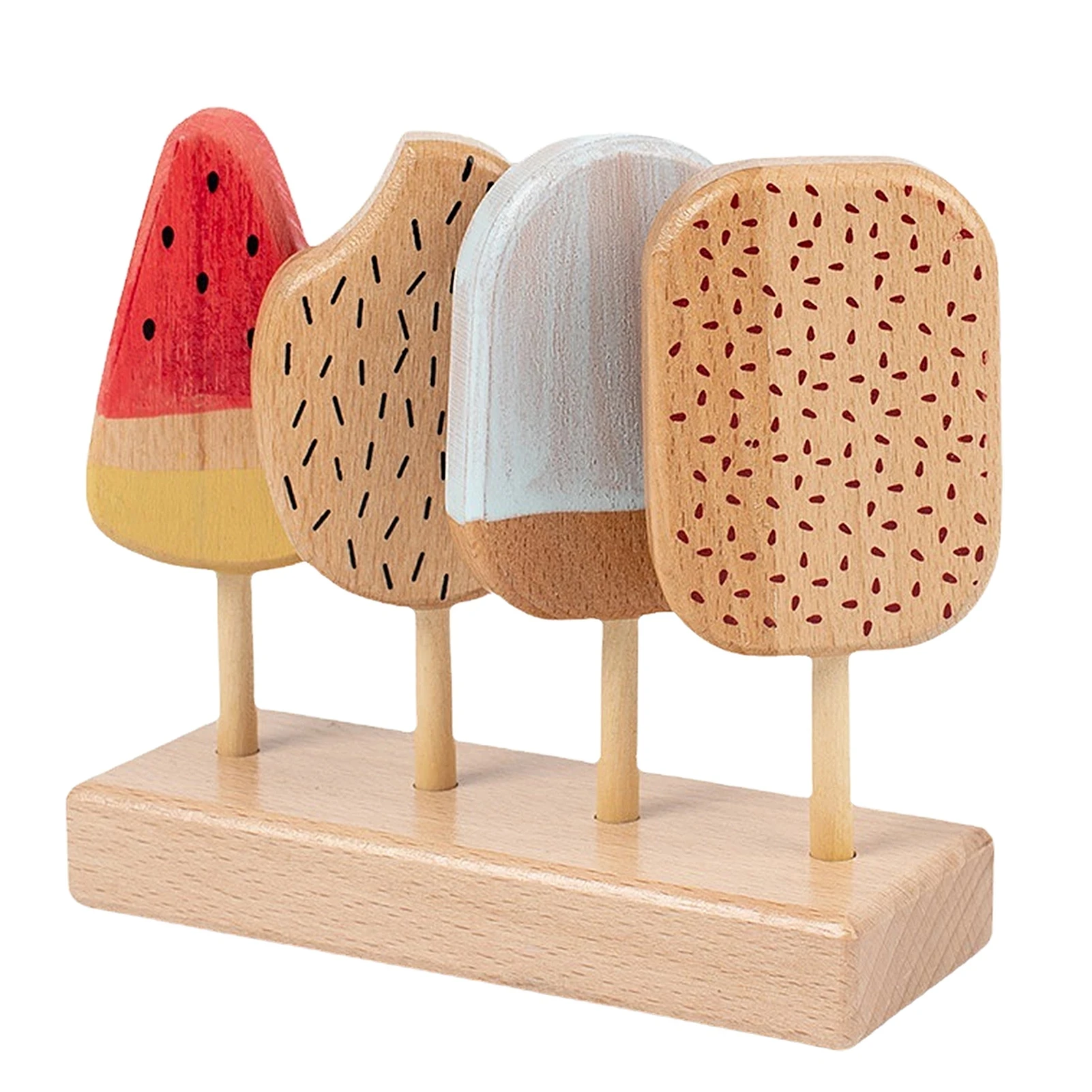 

Wooden Ice Cream Kitchen Toys Set Simulation Food Cake Ice Cream Dessert Pretend Role Play Game Educational Toys For Girls Kids