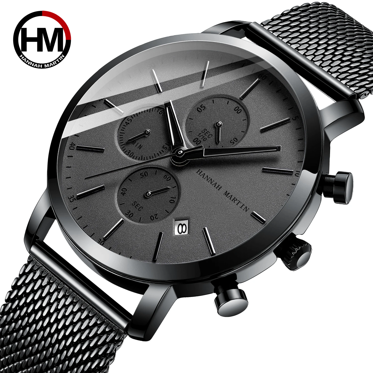 Digital Watch Quartz Watch for Men Business Style