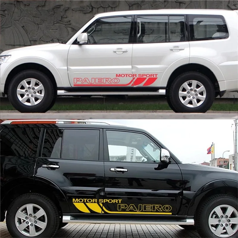 Car Door Side Stickers For Mitsubishi Pajero 1-4 MK2 TR4 V20 V33 V60 V73  V75 V98 Vinyl Decor Film Decals Tuning Auto Accessories - AliExpress