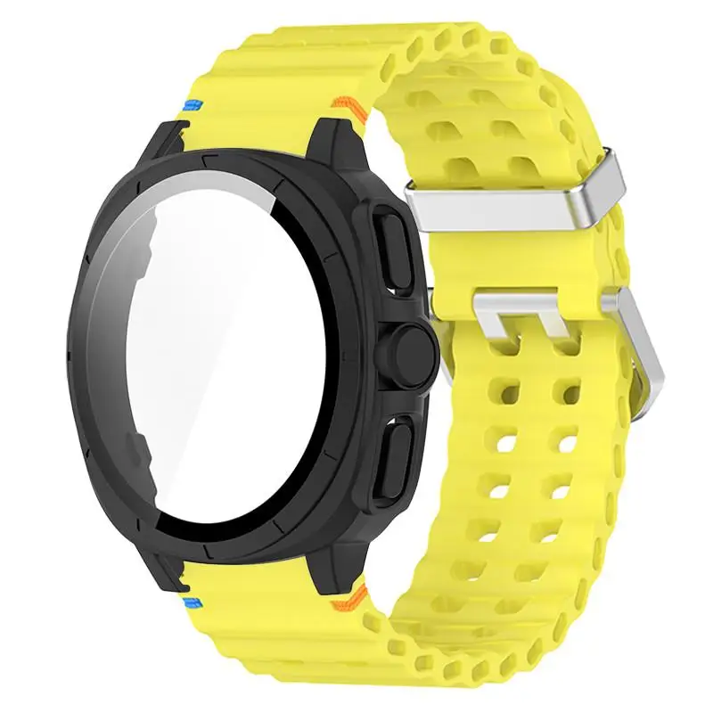 Enhanced 2-in-1 Sports Silicone Watch Case and Strap