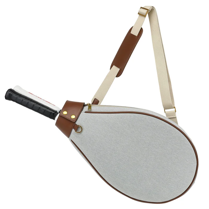 Professional Tennis Racket Bag With Ball Pocket Badminton Bag Tennis Bag Large Single Shoulder Crossbody Squash Racquet Package 6