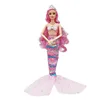 11 Inch Mermaid Doll Full Set Multi Joints Movable 30cm Height Doll with Sequin Skirt Suit Girls Dress Up Toys 5