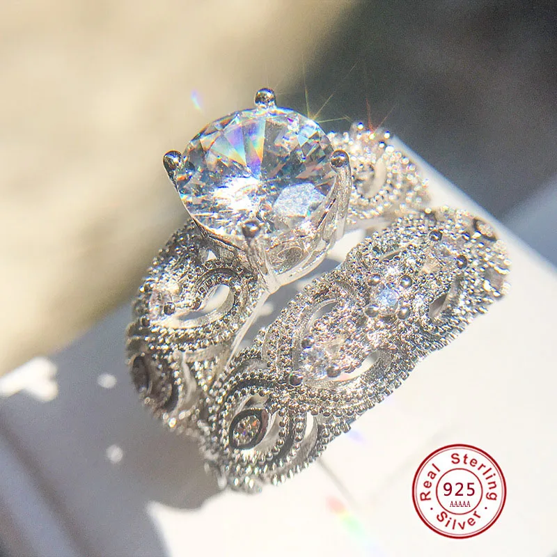 Bague Femme Budget Beauté – Alliance Argentée Taille 57 Avec Pierre En Cristal Zircon
