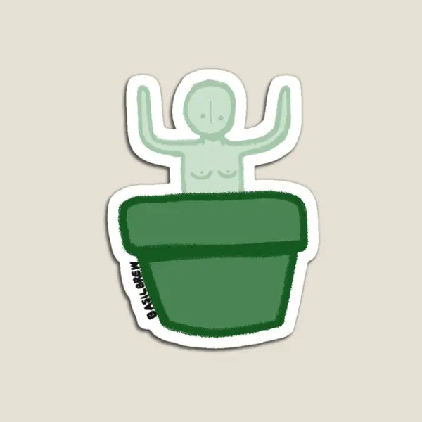 

Basilbrew магнит для людей в горшке магнитный держатель Магнитная детская игрушка холодильник домашняя фотография красочный