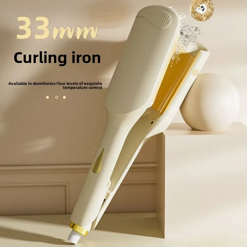 Automatic Wool Hair Curling Iron 32mm Egg Roller Hair Negative Ion Curler Cake Roller Large Clamp Board Hairdressing Tool