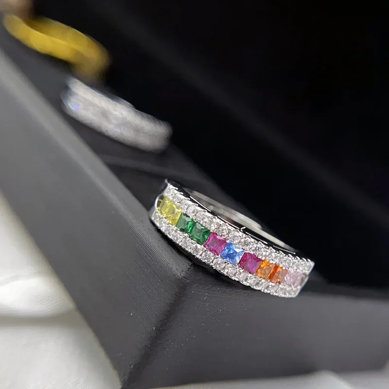Vintage Stainless Steel Birthstone Ring for Women Fashion Colored Rhinestone Rings Anniversary Wedding Gift Jewelry wedding rings finger rings fashion rings fashion ring crystal rings stainless steel rings metal rings stone rings