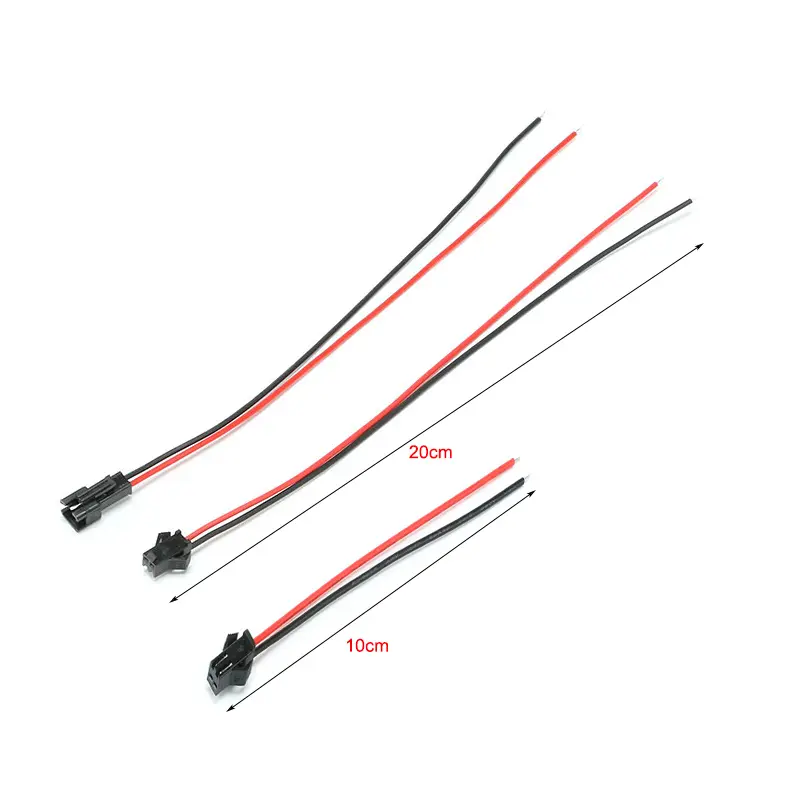 1-50 pairs 2/3/4 Pin SM JST Plug Male and Female Wire Connector for Led Strip RGB 5050 3528 WS2801 APA02 WS2815 WS2813 image 3