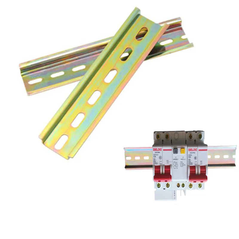 Universal Circuit Breaker Rail 35mm Aluminum Slotted DIN Rail for C45 ...