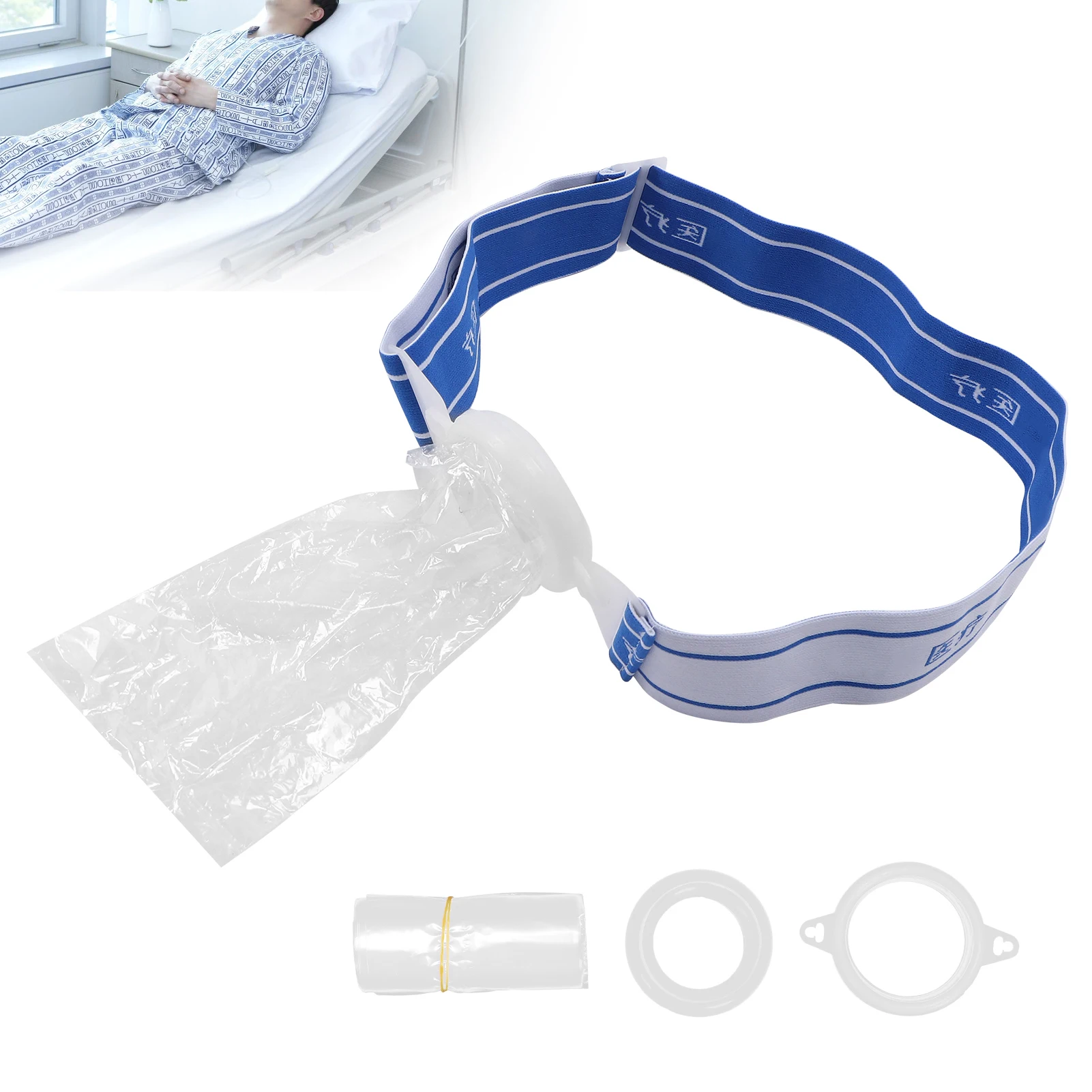 100pcs Colostomy Bags Skin‑Friendly Silicone Ostomy Ileostomy Stoma Care Pouches Bag Colostomy Bag Disposable Colostomy Bag 4