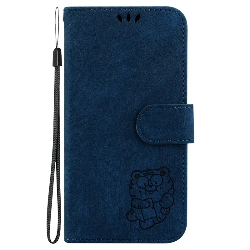 Solid Color Leather Flip Phone Case with Card Slots