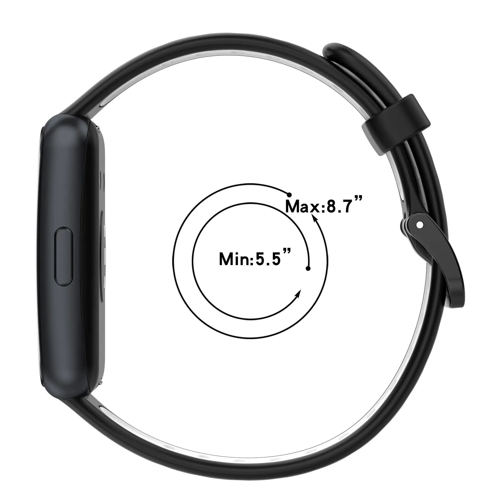 Correa de silicona deportiva de repuesto para Huawei Band 7, correa de reloj ajustable para Huawei Band 7