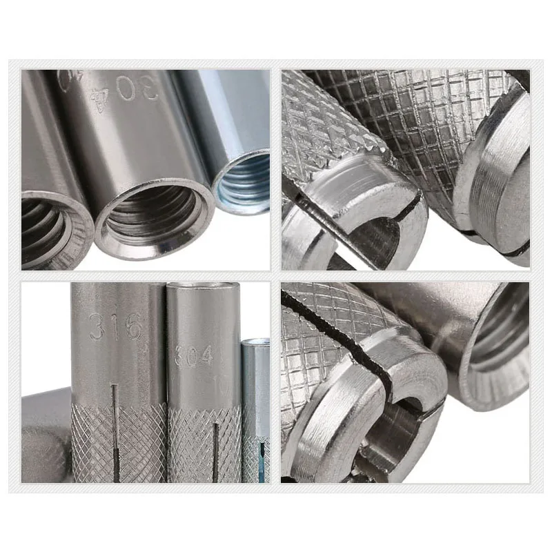 5Pcs Internal Expansion Bolt Set for Building Decoration top blasting internal forcing gecko pull blasting M6-M16