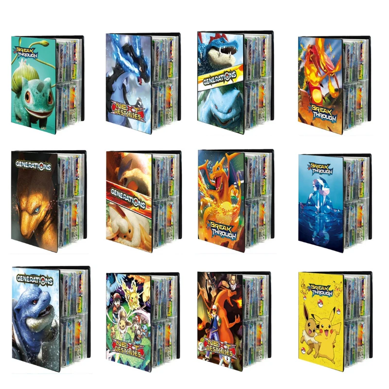 New 240pcs Pokemon Cards Album Book Games Charizard Pikachu Anime Toys Collection Card Pack Collection Booklet Kids Gifts Toys Game Collection Cards Aliexpress