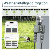 Tuya RF433 HCT-636 Автоматический таймер воды Садовая цифровая ирригационная машина Интеллектуальный спринклер для использования на открытом воздухе для экономии воды и времени — изображение 3