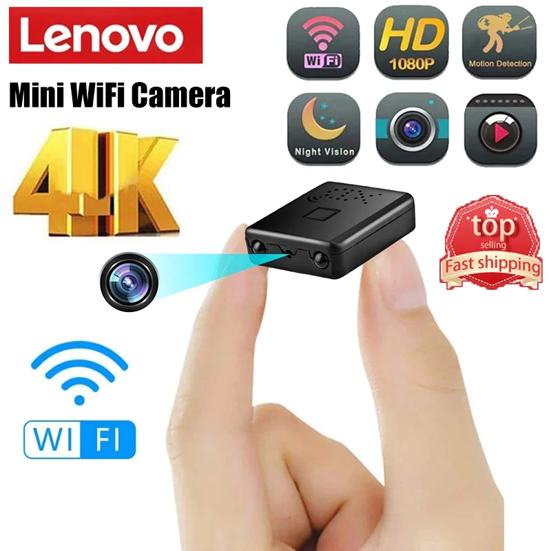 

Мини-камера Lenovo XD Pro, Full HD, 4K, Wi-Fi