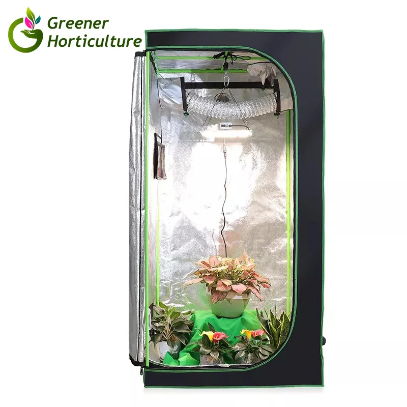 Plant Grow Tent, Complete Kit of Equipment for Plant, Hydroponic Cultivation, 120x120x200cm