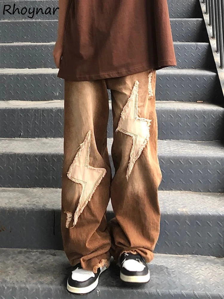 

Jeans Women Streetwear Harajuku All-match Unisex New Design Pockets Patchwork Korean Fashion Trendy Cozy джинсы женские Simple