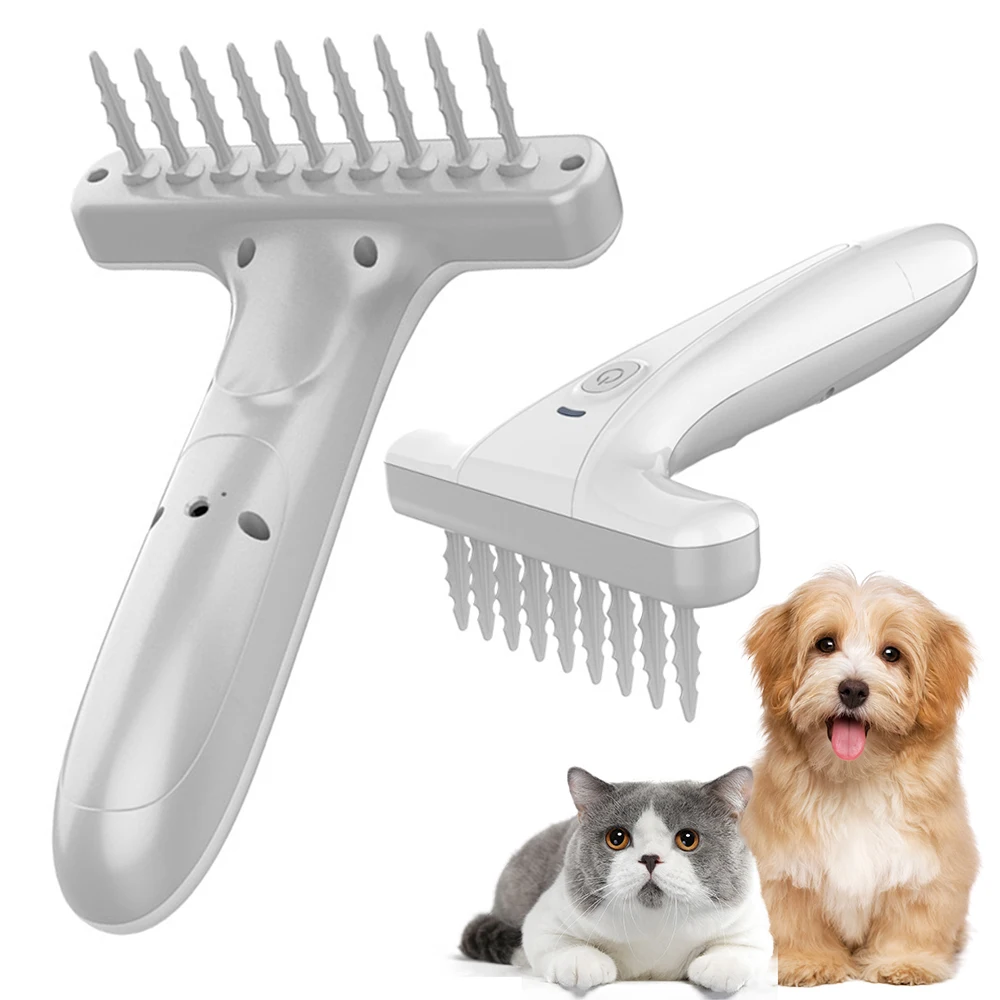 

Electric Dog Knot Comb Grooming Fur Knot Cutter Massage Comb Hair Removal Brush Cat Dog Automatic Comb Tools Pet Accessories