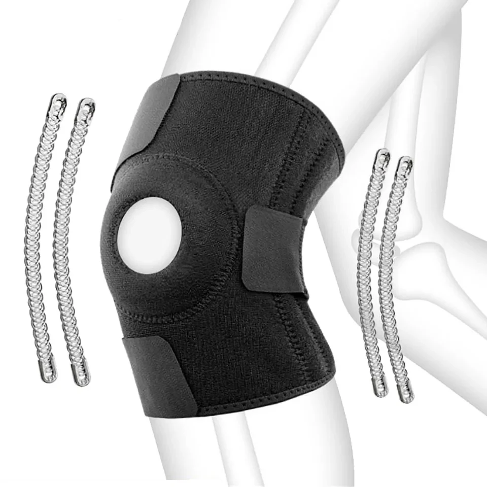 

1Pcs Sports Kneepad Leg Knee Support Brace Wrap Safety Protector Compression Recover Pad Hiking Cycling Running Fitness Knee Pad