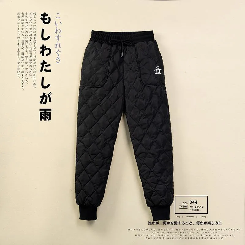Winter Golf Wear Women Luxury Brand Golf Pants Fashion Cotton Clip Sports Pants Thickening Casual Women Clothes