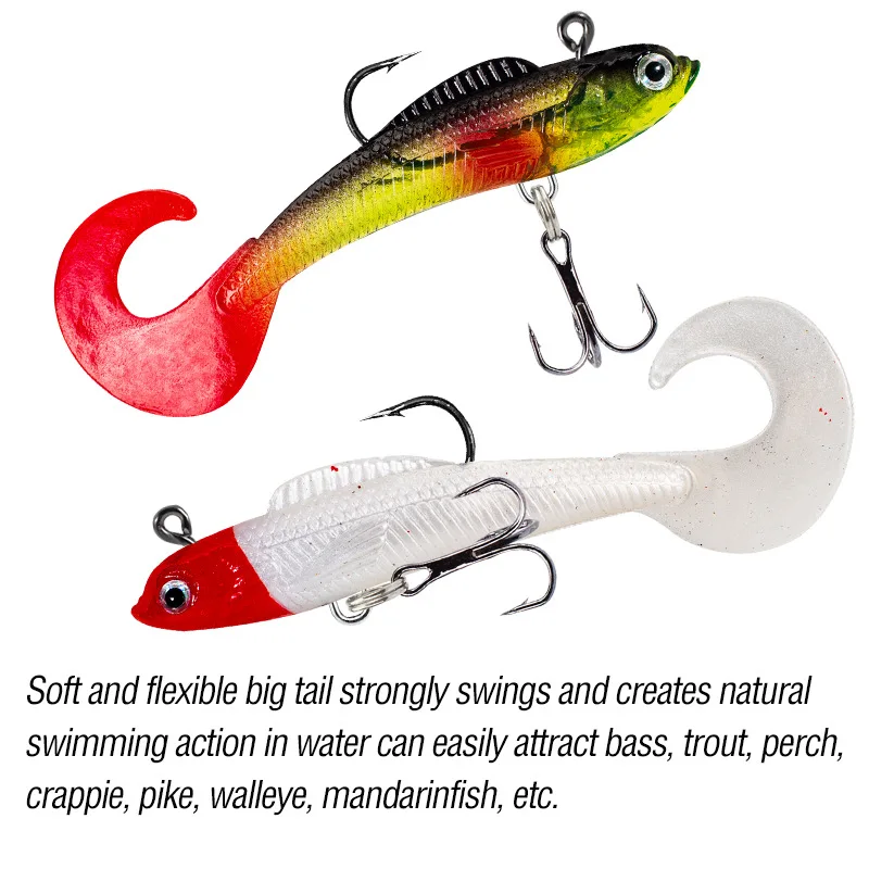 

Рыболовная приманка с крючком, 9 см, 8,5 г