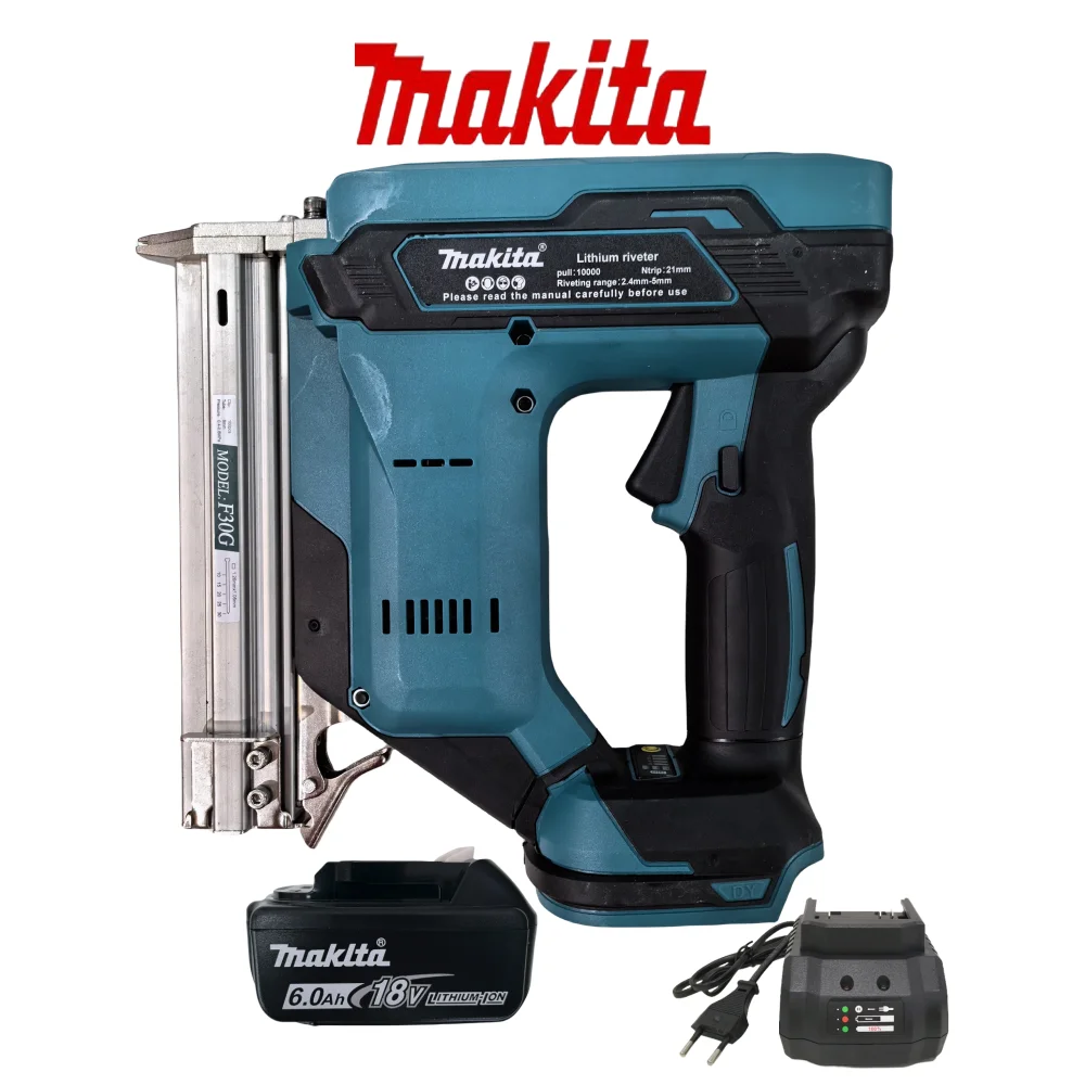 

Makita DFN350Z Cordless Original Rechargeable Nailer 18V Lithium Battery Woodworking Decoration Electric Nailer 비비탄총