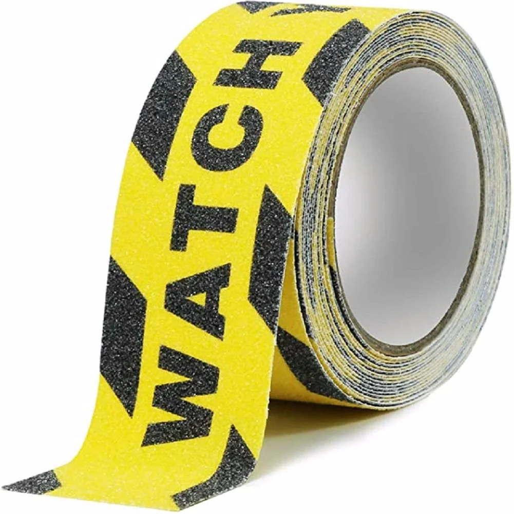 Description Picture 4 of item5CM*5M Warning Safety Stickers Watch Your Step Warning Sticker Stairs Stickers Floor Stickers Anti-Slip Carpet Tapes Home Decal