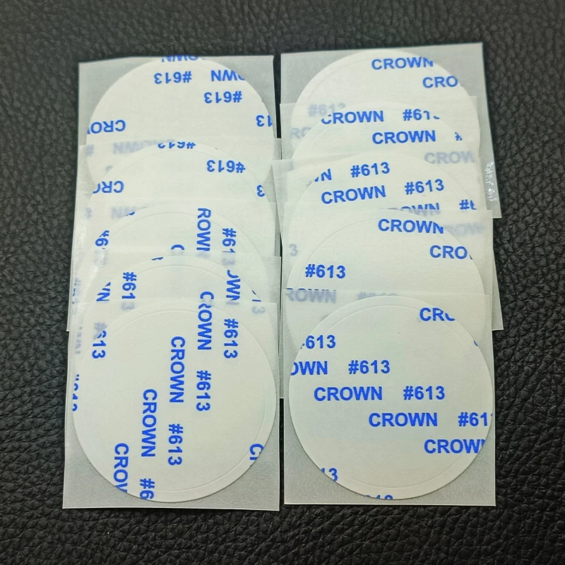 Double-Sided Adhesive Watch Bezel Stickers - 10/20/50 Pack