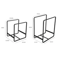 2 pièces Égouttoir à vaisselle superposable pour tiroir de meuble de cuisine, avec compartiments pour assiettes 3