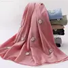 Summer Women Muslim Plain Beadeds Long Scarf Wrap Islamic Arab Hijab Shawls Malaysia Headband Scarves 175*70cm