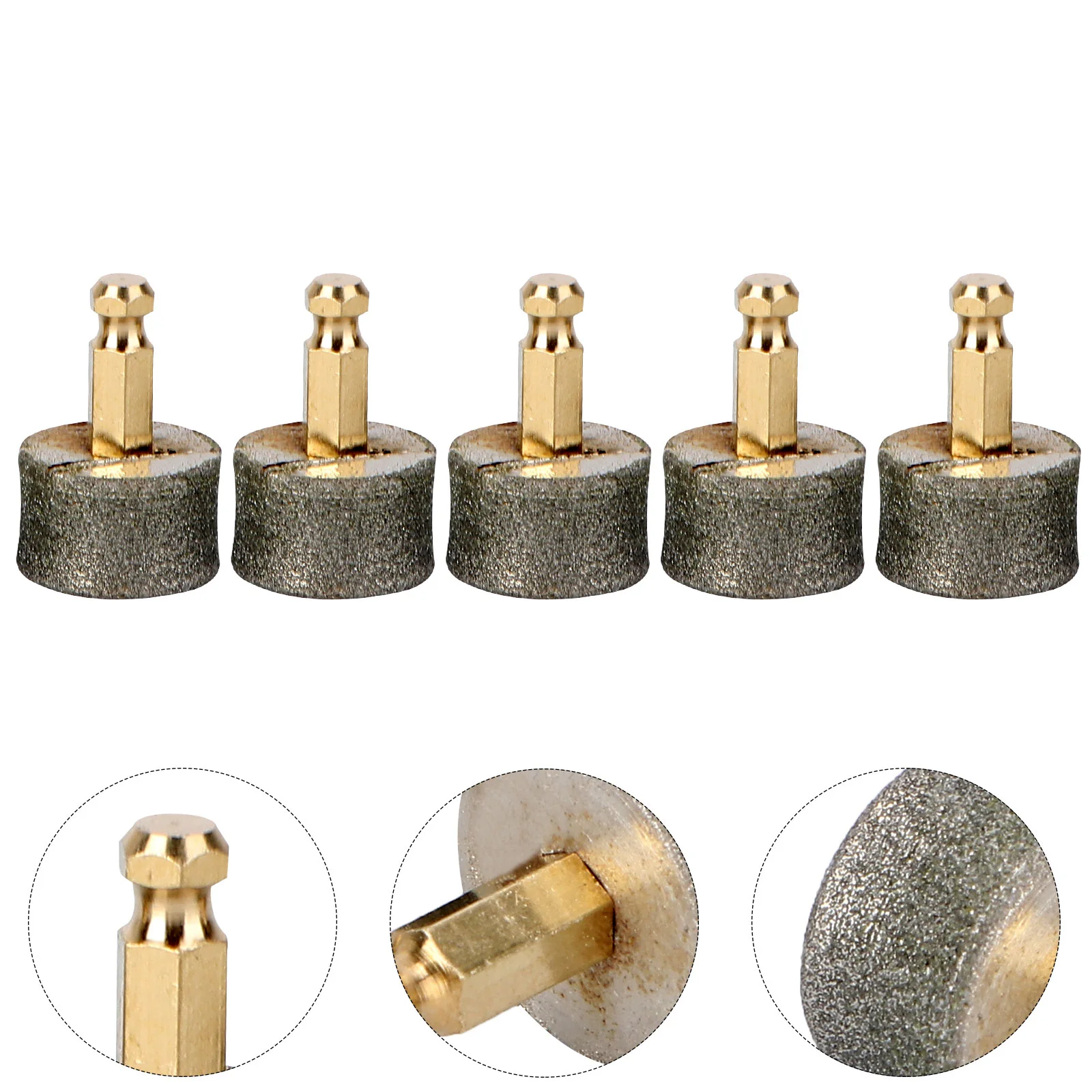 

5pcs Nail Grinder Replacement Nail Grinder Tip Professional Spare Grinding for and Cat Electric Claw Nail Grooming Tool