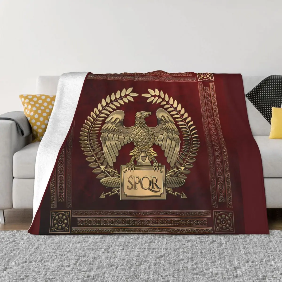 

Ancient Romans Blankets Coral Fleece Plush Decoration Bedroom Bedding Couch Bedspread