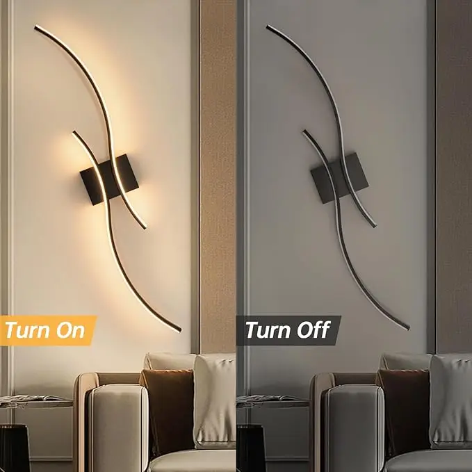 Nordic LED Wall Lamp in Living Room