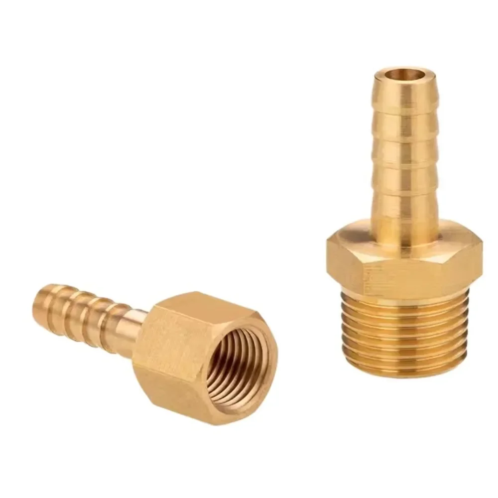 1/8" 1/4" 3/8" 1/2" NPT Female x 1/8 3/16" 5/16" 3/8 1/2 Inch Hose Barb Hosetail Brass Pipe Fitting Connector Coupler Fuel