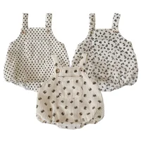 Baby Corduroy Romper Autumn Printed Overalls for Boys Girls Clothes Cotton Jumpsuit Toddler Infant Suspenders Korean Kids Outfit