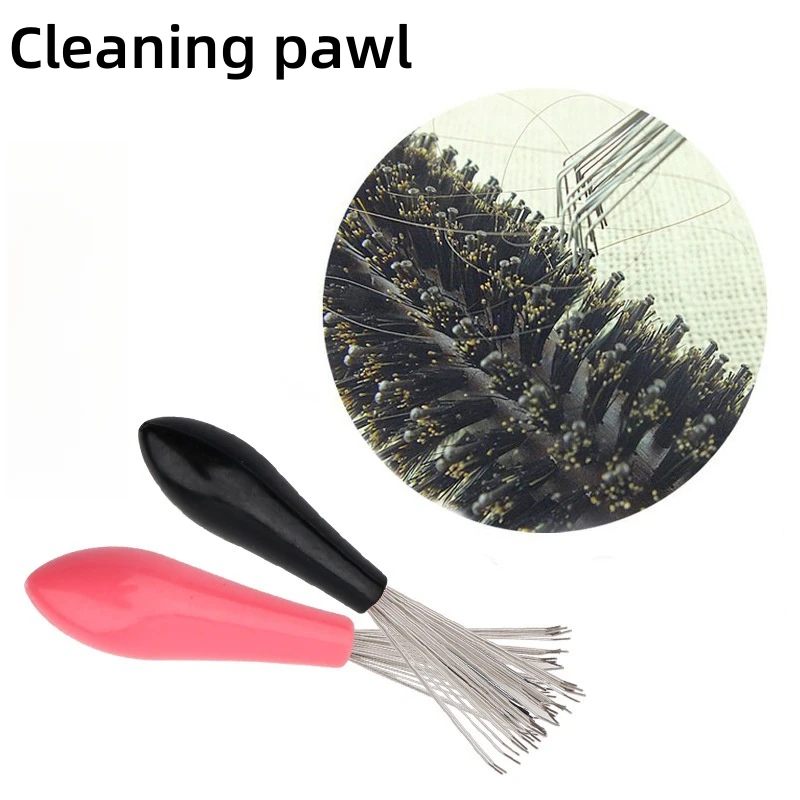 Description Picture 3 of item2pcs Comb Hair Brush Cleaner Plastic Handle Cleaning Brush Remover Embedded Beauty Tools Cleaning Products Cleaning Supplies