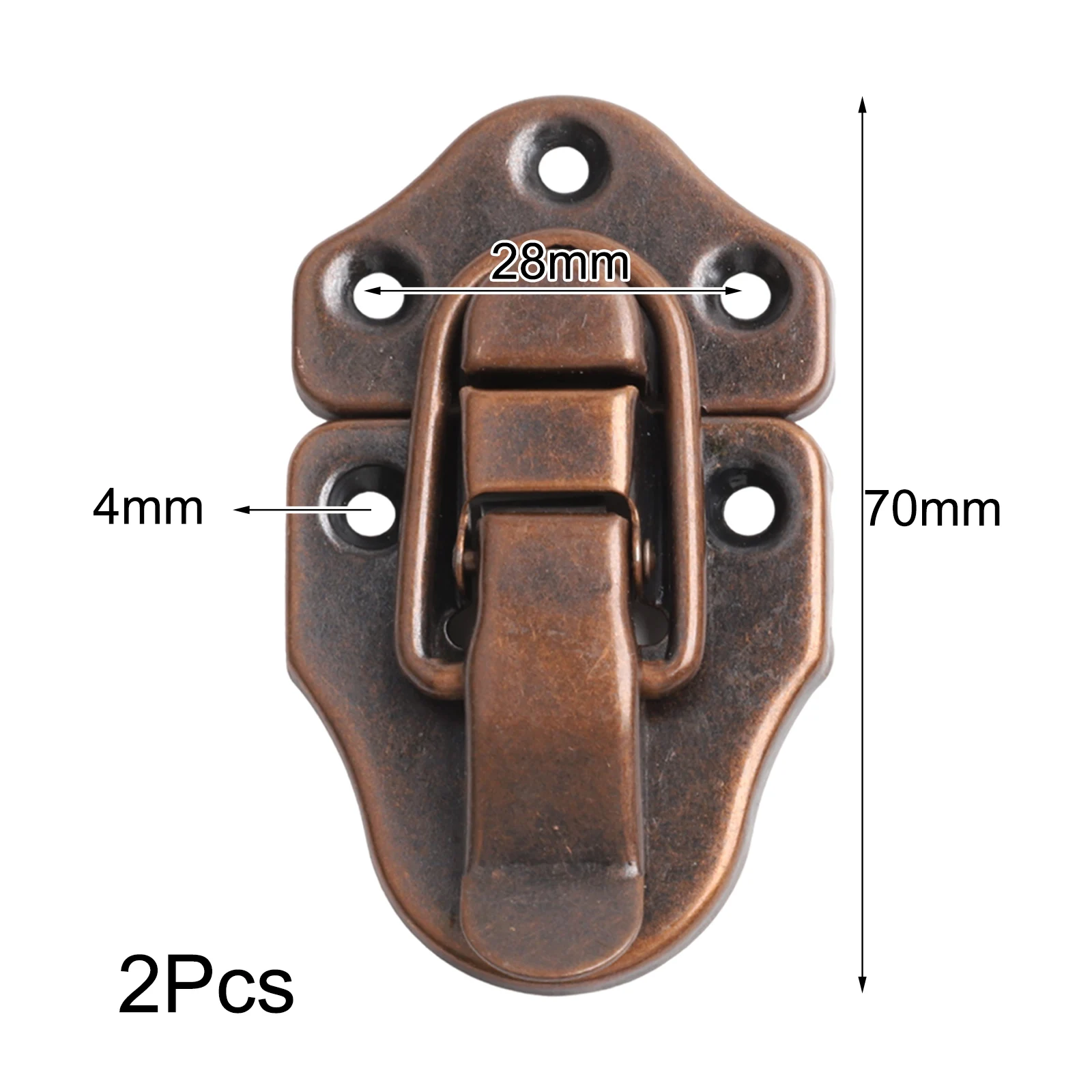 Box Toggle Latch Antique Duckbill Switch Latch For Home Decor Screw Grooves Antique Design Easy Installation High Quality Iron