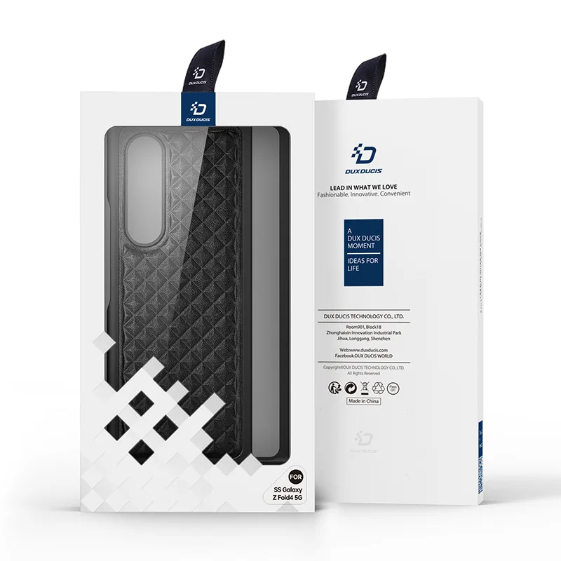 Original Dux Ducis Pu Leather Case For Samsung Galaxy Z Fold4 Fold 4 5g Coque Luxury Thin Flip Cover Wallet Phone Cases